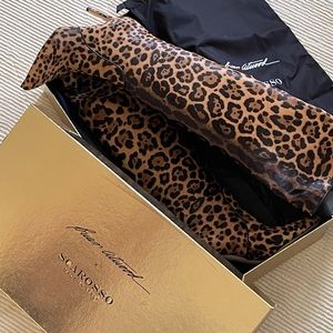 Brian Atwood x Scarosso Women’s ‘Carra’ Leopard Print Boots